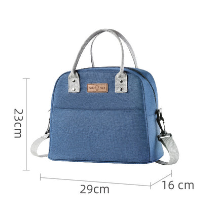 Portable Insulated Bag, Thickened Lunch Bag, Student Lunch Box Bag, Large Capacity Work Lunch Bag, Storage and Take-Out Bag
