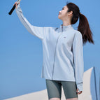 (f945) [stand collar hoodless women's style] light gray / M ( 45-60kg )