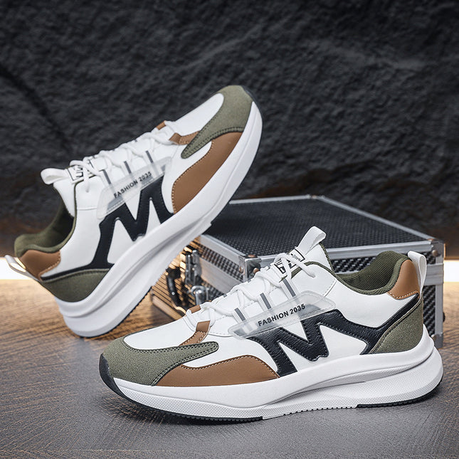 New men's shoes breathable spring and autumn light fashion sneaker soft bottom Korean casual shoes running men's sneaker