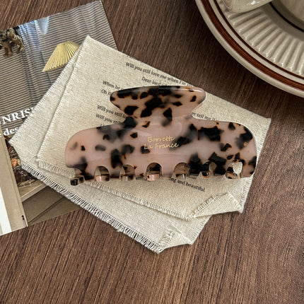 Tulip Cherry Grab Clip Premium 2024 New Maillard Grab Clip Cute Dalmatian Shark Clip Hair Accessories