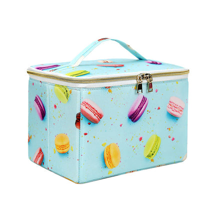 Red Tadpole Foldable Portable Cosmetic Case Storage Box Travel Large Capacity Cosmetic Bag Storage Bag Storage Box Home