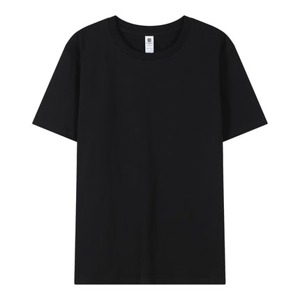 New 2025 Spring Men's and Women's T-Shirts DIY Printed Pullover Short-Sleeved Fashionable Round-Neck Casual Advertising Shirts Group Uniforms
