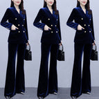 Navy blue suit (two-piece set) / M (within 52.5kg )