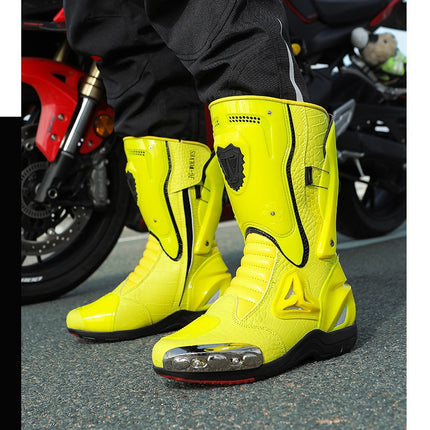 Jiuguo Wolf's New Second-Generation Motorcycle Riding Shoes Are Outdoor Riding Anti-Slip and Anti-Fall Motorcycle Shoes That Provide Complete Protection for All Seasons