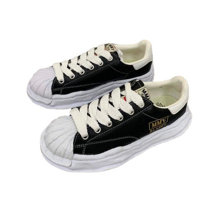 New Women's Shoes Mihara Yasuhiro Dissolving Shoes Canvas Shoes Shawn Yue's Same Style Shell Toe Old Retro Sneakers Niche