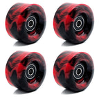 Red and black color mixing wheel (including bearing) 4
