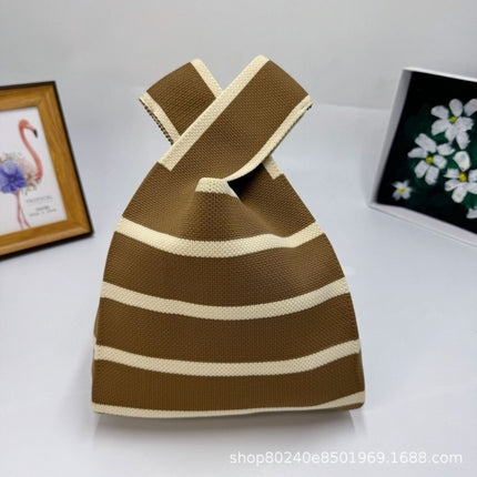 110g Baby Birthday Gift Bag Holiday Knitted Gift Bag Kidsren's First Birthday Party Handbag Gift Knitted Bag
