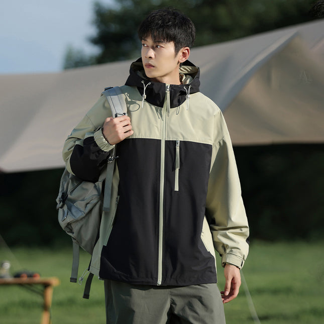 Outdoor Sports Casual Couple Sports Jacket Men's Hooded Loose Casual Jacket Korean Style Jacket Men's Jacket