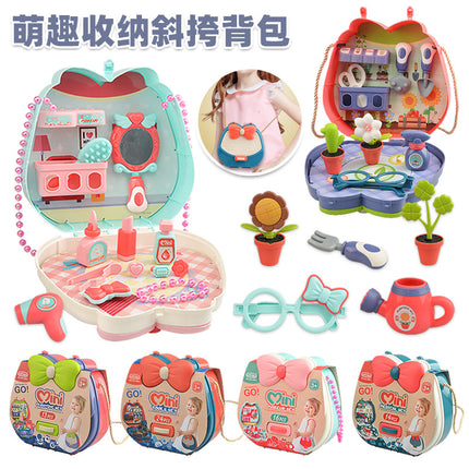 Children's Play House Girl Kitchen Tools Medical Tools Satchel Makeup Storage Kindergarten Gift Set Toy Educational