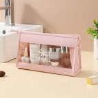 Aircraft logo toiletry bag-pink