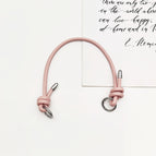 Pink silver buckle