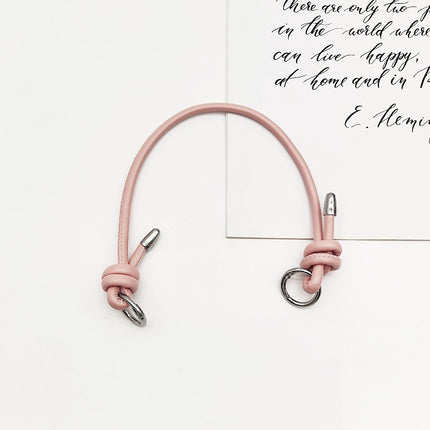 New Fashion Knot Women's Bag Handbag Replacement Bag with PU Leather Rope Metal Ring Buckle Shoulder Strap Bag Accessories