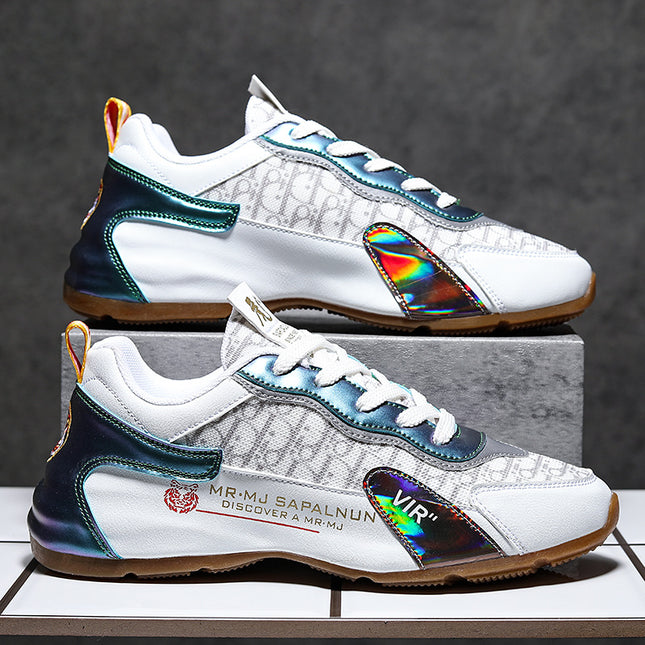 National Fashion Entry Luxury 2025 Summer Cross-border Casual Running Shoes Thick Sole Mesh Breathable Outdoor Torre sneaker