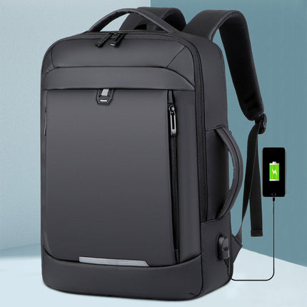 New Business Commuter Backpack Expansion Multifunctional Large Capacity Waterproof Student Travel Men's Computer Backpack
