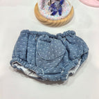 25cm barcelona bear clothes / Blue dot sweet shorts