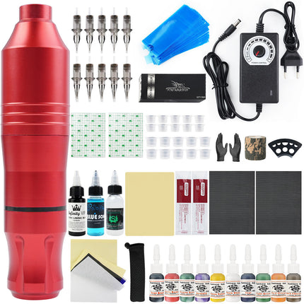 Cosmos No. 12 Motor Pen Set Complete Set of Practice Tattoo Tools Beginner Tattoo Pen Set Tattoo Equipment