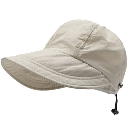 Ruth's Same Style Peaked Cap for Women, Versatile Sun Protection Visor, Can Be Hung with a Mask to Cover the Face, Protect Against Uv Rays and Show Your Face, Small Hat