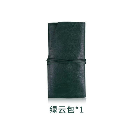 Cosmetic brush suit portable brush bag snap bag envelope bag mini bag green cloud blue bridge first bag wholesale