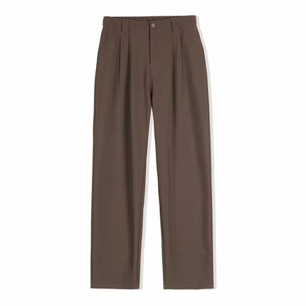High-Quality Semi-Elastic Summer Thin Straight Loose Drape Sports Dance Floor-Length Pants Unisex Trousers Dress Pants