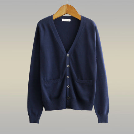 Cotton Nurse Sweater Women's Thickened Coat Cardigan Nurse Overalls Outer Wear Xizang Blue Doctor's Duty Sweater