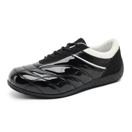 Black Racing Moral Training Shoes Men's New Mesh Breathable Forrest Gump Shoes Sports Casual Shoes Apple Shoes Leather Sc12