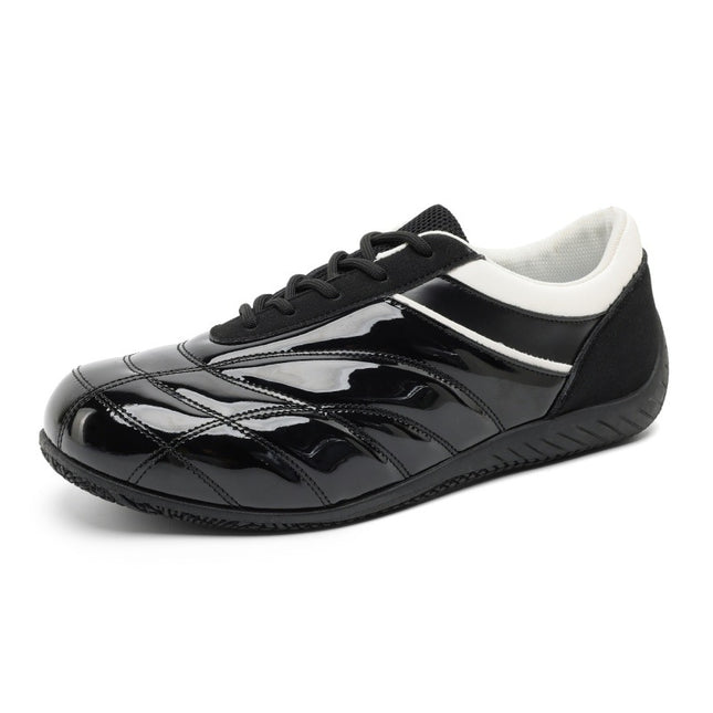 Black Racing Moral Training Shoes Men's New Mesh Breathable Forrest Gump Shoes Sports Casual Shoes Apple Shoes Leather Sc12
