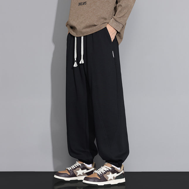 2025 New Casual Pants Men's Spring and Autum Loose Plus Size Youth Leggings Sports Pants Men's Autum