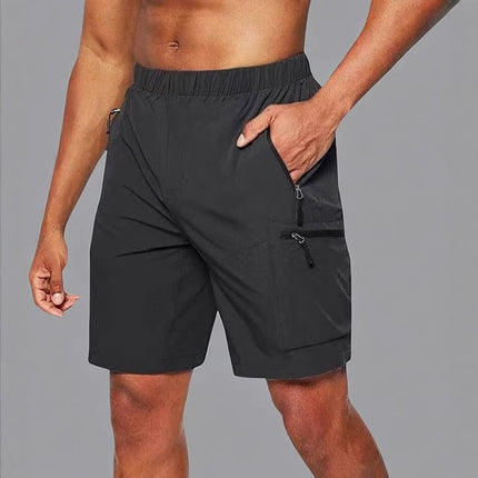 Amazon 2022 Men's Tooling Shorts Amazon Large Size New Zipper Shorts Multi-Pocket Mobile Phone Men's Shorts