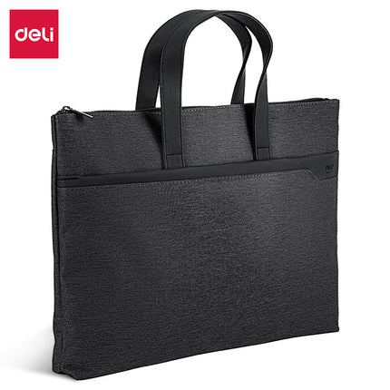 Deli 5590 Document Bag Printed logo Portable Business Briefcase Company Meeting Portable Document Bag