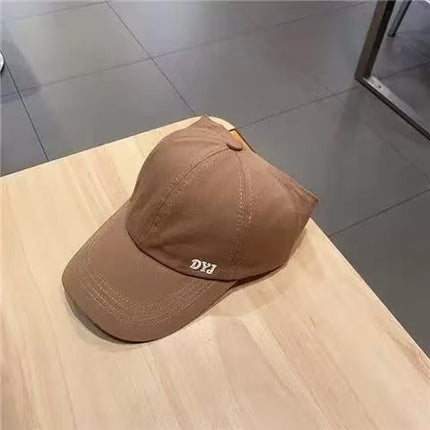 Big head hat summer wide brim female men's baseball cap cap four seasons sunscreen all-match face-showing small cap