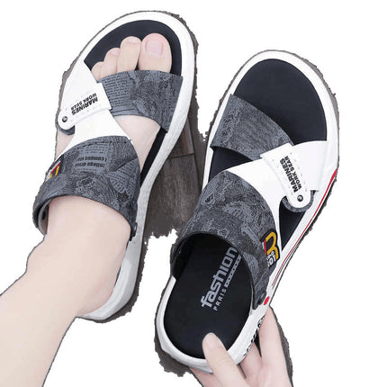 Sandals for Men, Outdoor Wear, 2025 New Summer Trendy Sports and Leisure Driving Sandals, Beach Dual-Purpose Outdoor Slippers