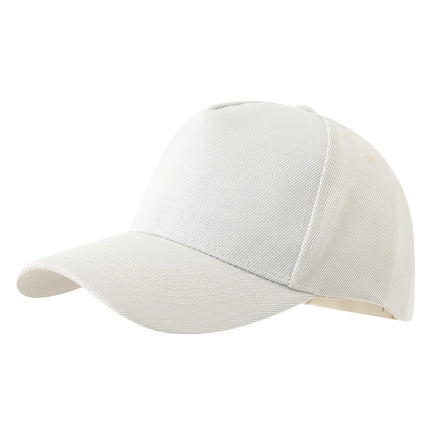Amazon Cross-Border Popular Maoqing Five-Panel Baseball Cap Advertising Hat with Logo Printed Solid Color Visor Sunshade Cap