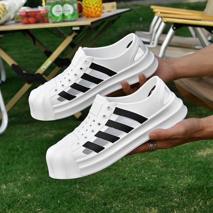 Shell head hole shoes men and women new couple's trail shoes sandals and slippers non-slip wading outdoor beach shoes wholesale