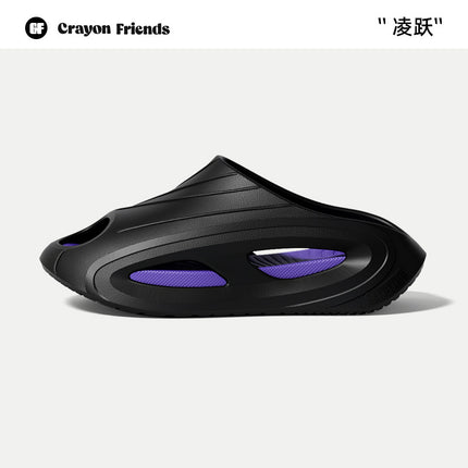 Crayonfriends Sports Slippers Men's Summer Outer Wear Non-Slip Ins Trendyy Couple Outdoor Sandals Slippers Men