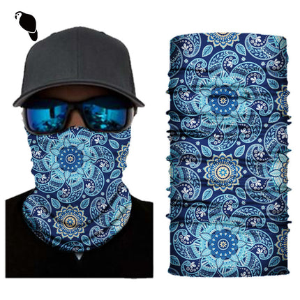 Xunhui Pattern Printing Series Seamless Magic Headscarf Windproof and Sunproof Cycling Mask Sports Neck Scarf Camouflage