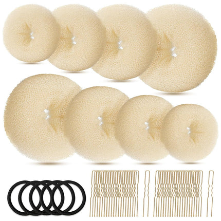 Cross-border explosions hair curler set hair pull pin ball head flower bud hair braid artifact bridal hair accessories braided hair
