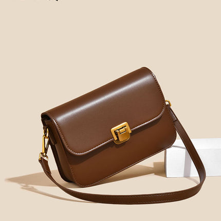 Vansiman Women's Bag Spring and Summer Bag Women's Crossbody Bag High-end Underarm Bag Bags Shiling Bag Leather Bag