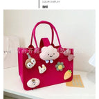 Rose doll;30*20*18;handbag