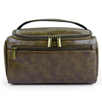 Hook toiletry bag-dark brown