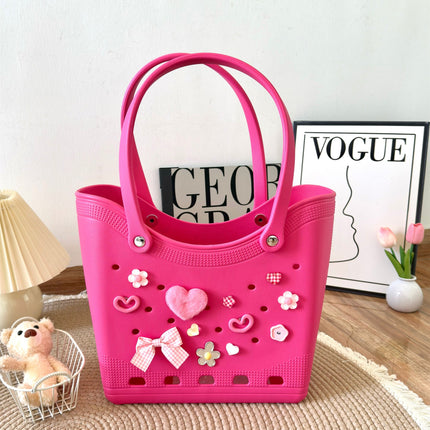 EVA Hole Bag 2025 Cross-border New Fashion Seaside Waterproof Beach Bag Large Capacity Tote Bag Single Shoulder Bag