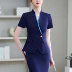 Single piece silver gray suit / S