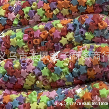 solid color color beads diy bracelet string loose beads material children beaded handmade keychain jewelry accessories