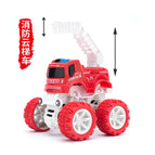 [Color box] Large stunt fire ladder off-road vehicle