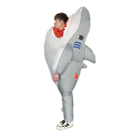 Cross-Border New Carnival Big Lobster Inflatable Costume Toy Halloween Party Marine Animal Shark Inflatable Suit