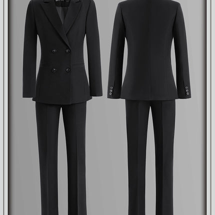 Cross-Border High-End Professional Blazer Suit for Women, Hotel Front Desk Uniform, Jewelry Store Workwear, Spring and Autumn