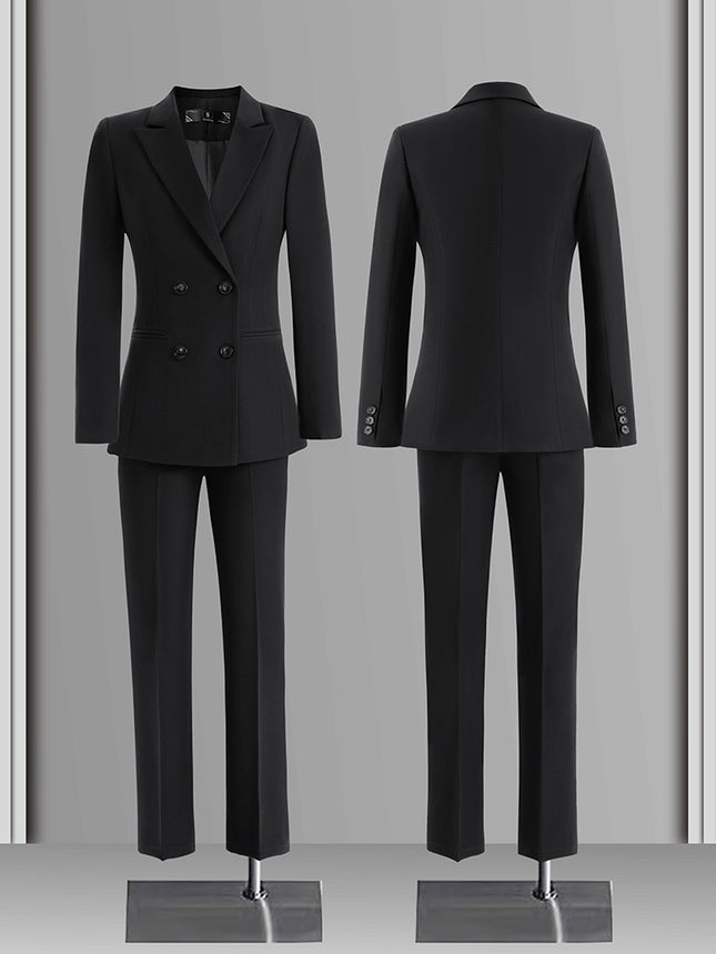 Cross-Border High-End Professional Blazer Suit for Women, Hotel Front Desk Uniform, Jewelry Store Workwear, Spring and Autumn