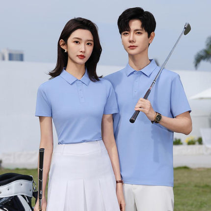 Summer Short-Sleeved Polo Shirt Work Clothes Custom T-Shirt Printed Logo Company Corporate Group Clothing Embroider Classy Business t