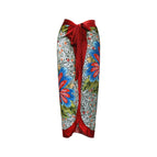 Red Pineapple gauze skirt / Free size