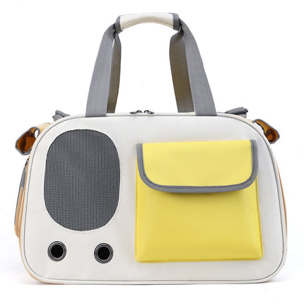 Portable Cat Bag for Outings, Portable Cross-Body Large-Capacity Bag for Cats, Ventilated, Breathable, Anti-Stress Dog Extra Large Pet Bag