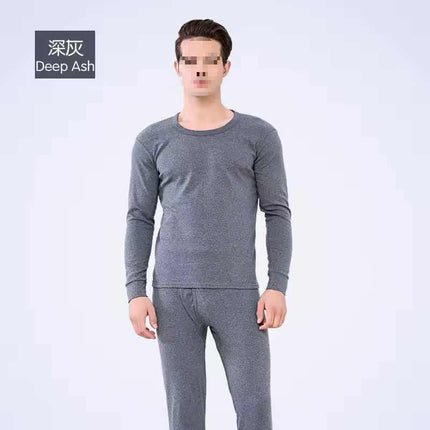 Men's thermal underwear suit fleece-lined thickened youth cotton sweater bottoming autumn pants autumn pants winter other